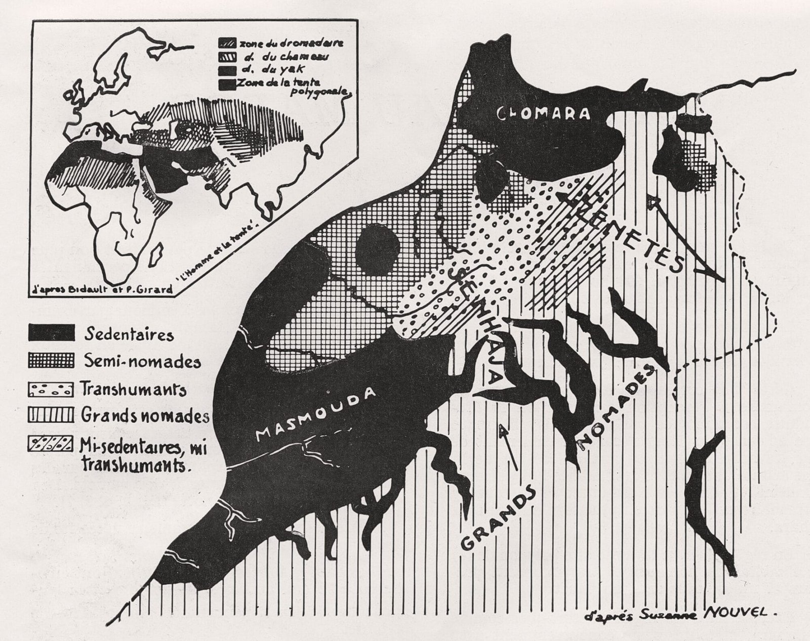 Nomad Museum - The tent in Morocco la tente au maroc 16 Cahiers 1955 fig.1