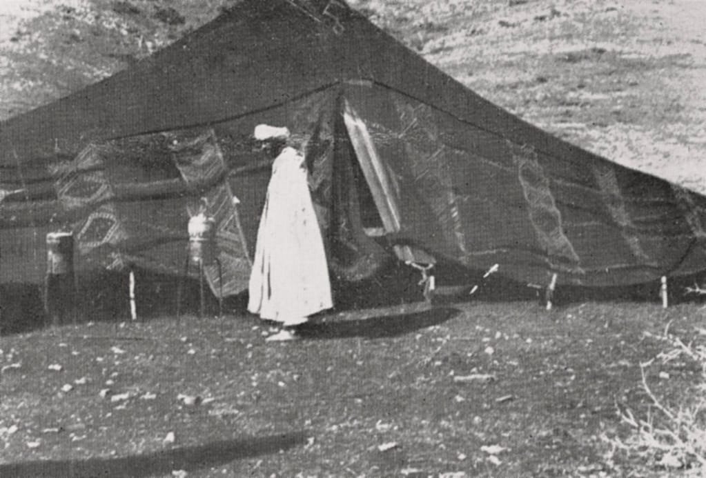 Nomad Museum - The tent in Morocco la tente au maroc 22 Cahiers 1955 fig 17