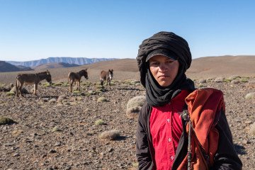 Agoudal, the daily life of nomads in morocco